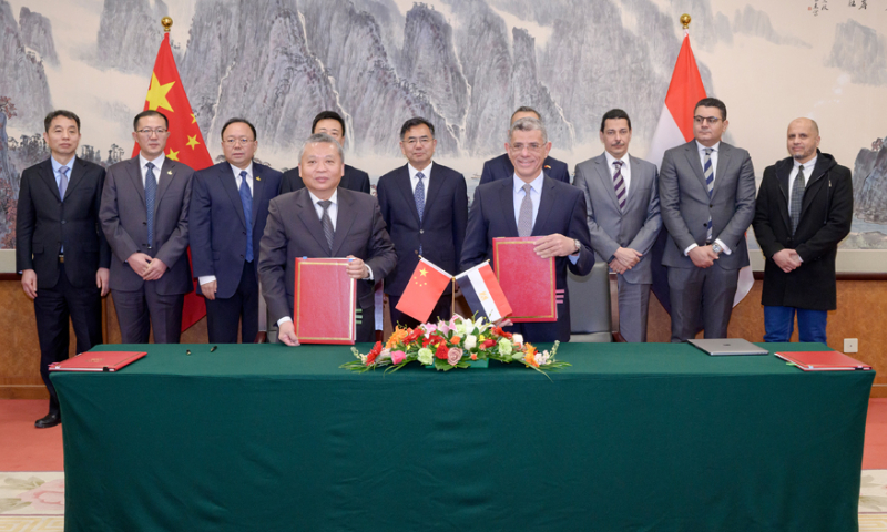 China National Space Administration (CNSA) and the Egyptian Space Agency (EGSA) sign cooperation agreements in space exploration in Beijing on December 6, 2023. Photo: cnsa.gov.cn
