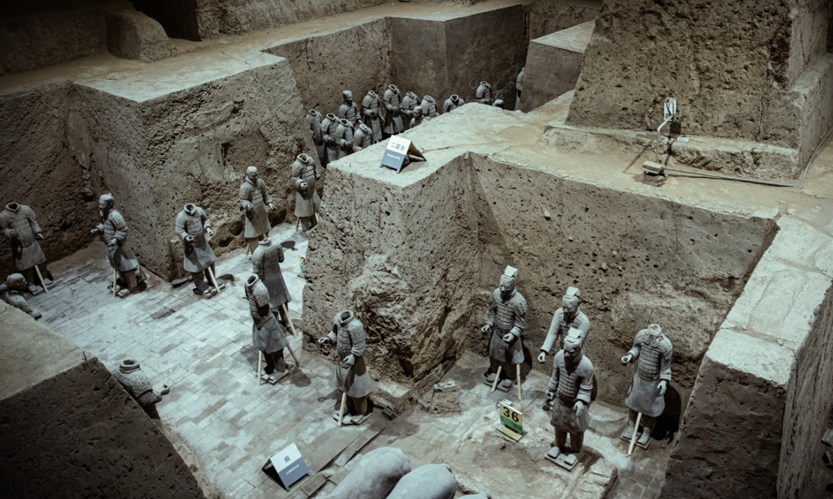 Terracotta Warriors at Emperor Qinshihuang's Mausoleum Site Museum  Photo: VCG