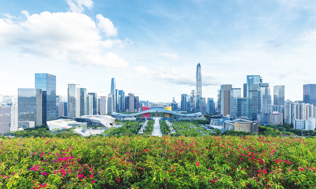 A view of Shenzhen, South China's Guangdong Province Photo: VCG