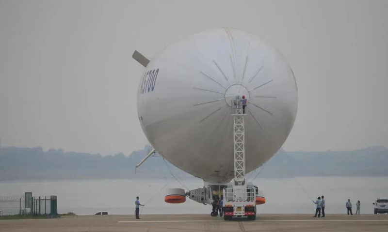 AS700 airship Photo: WeChat account of the Special Vehicle Research Institute