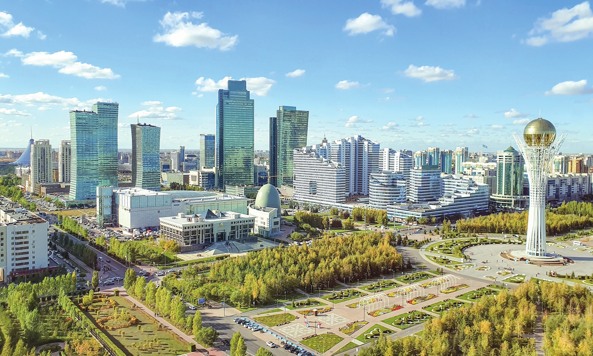 A view in Astana, capital of Kazakhstan. Photo: VCG