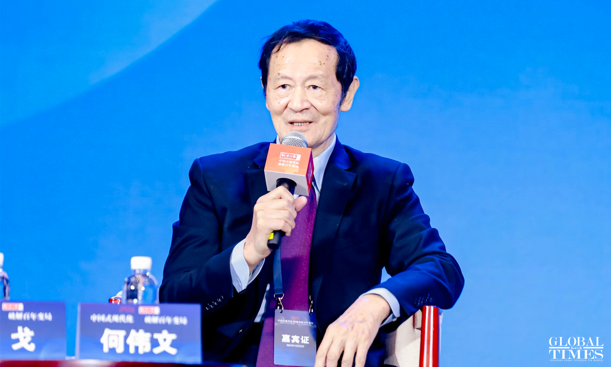 He Weiwen, senior fellow from the Center for China and Globalization. Photo: GT