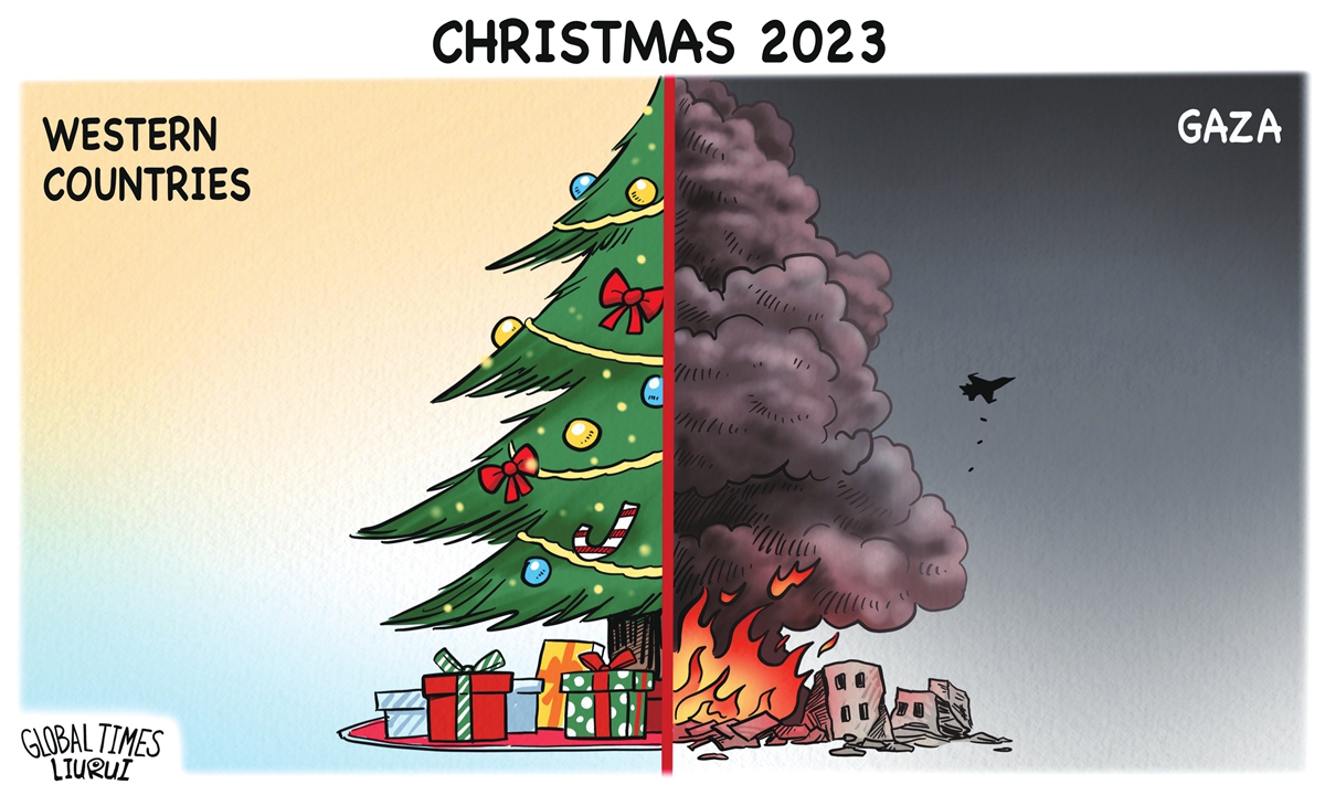 Different realities. Illustration: Liu Rui/GT