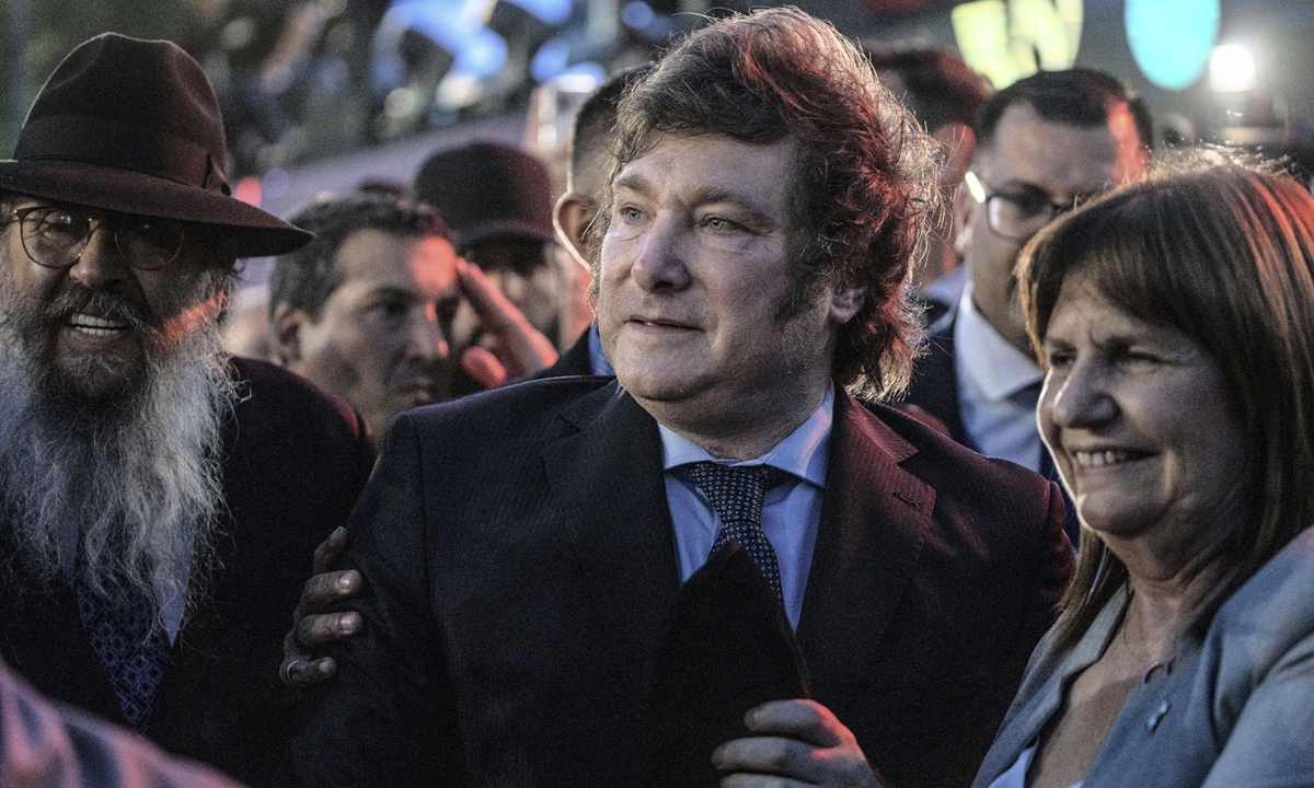 Javier Milei, President of Argentina. (Photo: VCG)