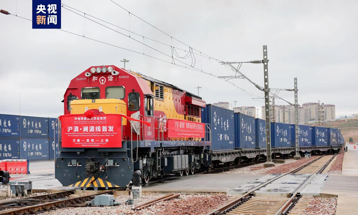 China-Laos Railway. Photo: CCTV