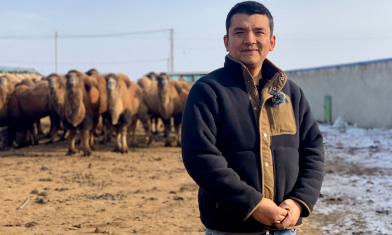 Nuraly Kasmu, a 32-year-old Uygur young man Photo: Xing Xiaojing/GT