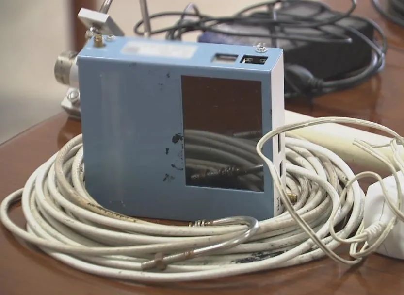 Portable signal receiving devices distributed by foreign organizations Photo: China’s Ministry of State Security