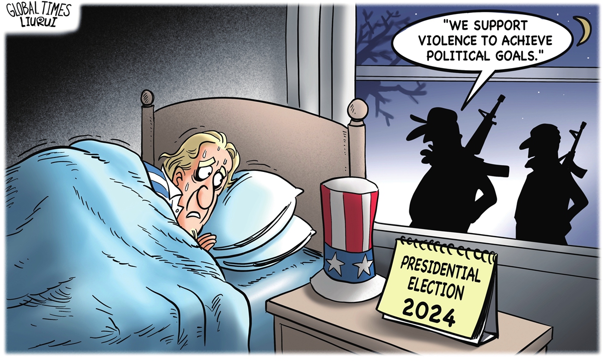 Vicious politics. Illustration: Liu Rui/GT