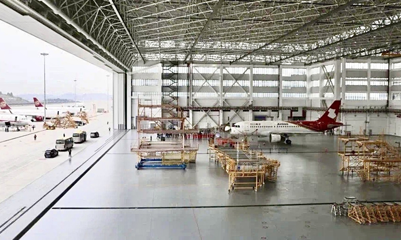 Sichuan Saide Aviation Technology Co., LTD., customer conversion project site of Chengdu Eastern New Area Photo: Curtesy of Chengdu Eastern New Area