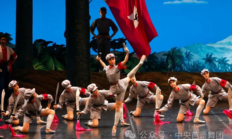 The dance drama The Red Detachment of Women is staged in Hong Kong. Photo: Courtesy of National Ballet of China