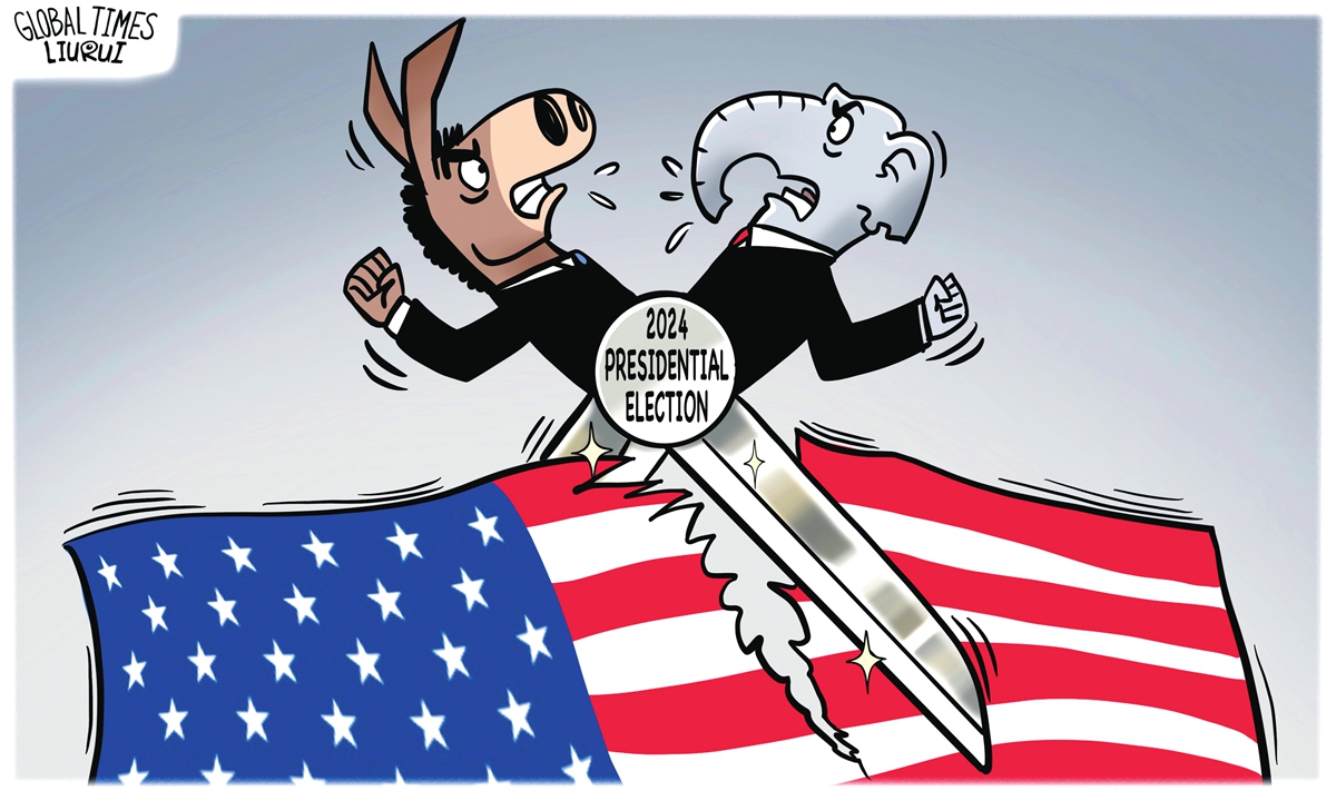 Self-destruction.Illustration: Liu Rui/GT