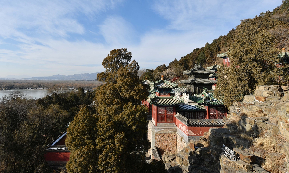 The Baoyun Pavilion in the Summer Palace Photo: VCG