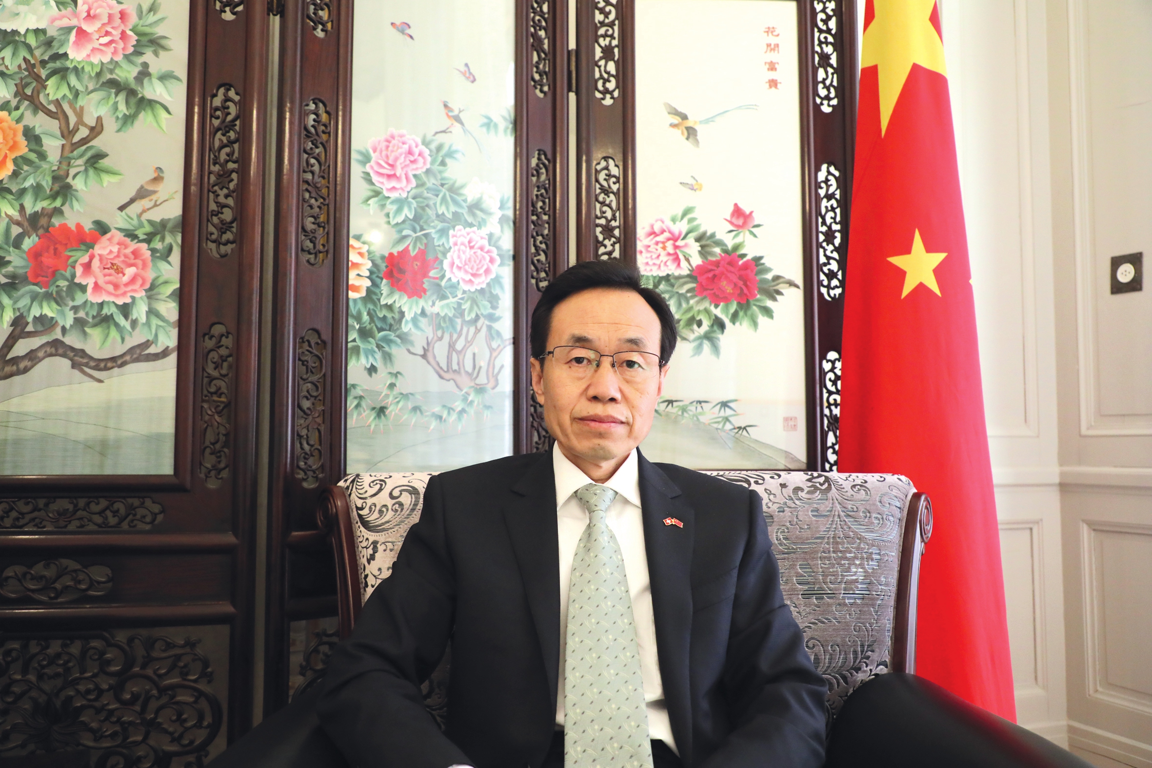 Chinese Ambassador to Switzerland Wang Shihting Photo: Courtesy of the Chinese Embassy in Switzerland

