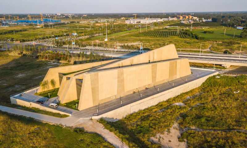 The 220-kilovolt Jucun electrical substation in Xiong'an New Area, North China's Hebei Province, on February 5, 2024 Photo: Zhang Weilan/GT
