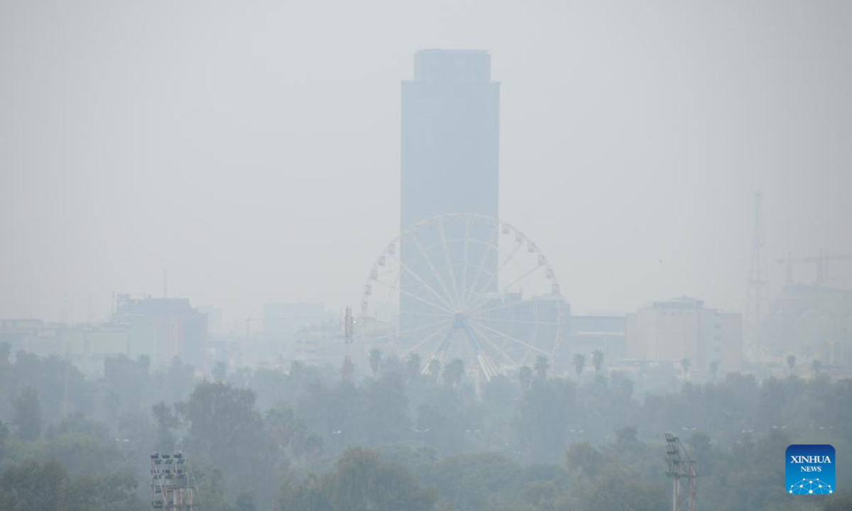 Fog shrouds Baghdad in Iraq - Global Times