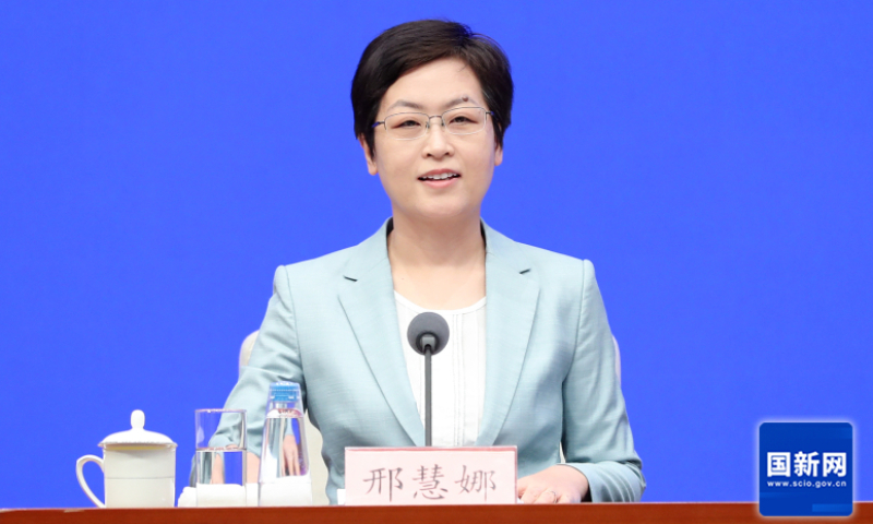 Xing Huina, a spokesperson for the Information Office of China's State Council Photo: scio.gov.cn