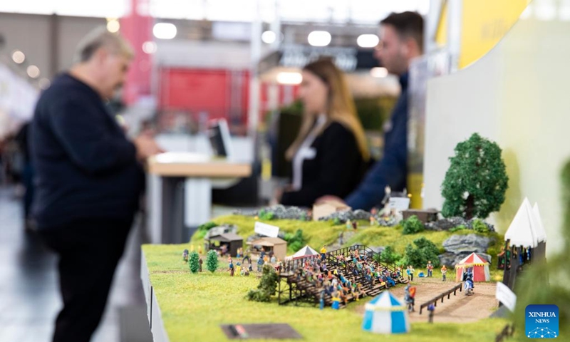 This photo shows miniatures at the Nuremberg International Toy Fair (Spielwarenmesse) in Nuremberg, Germany, Jan. 30, 2024. As a leading trade fair for toys, hobbies and leisure, the Spielwarenmesse kicked off here on Tuesday with over 2,100 participating companies from around the world.(Photo: Xinhua)