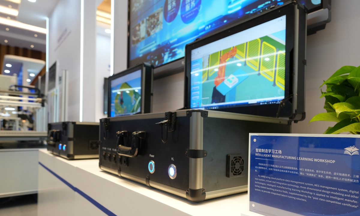 Smart suitcases for intelligent manufacturing learning Photo: Courtesy of the Ministry of Education