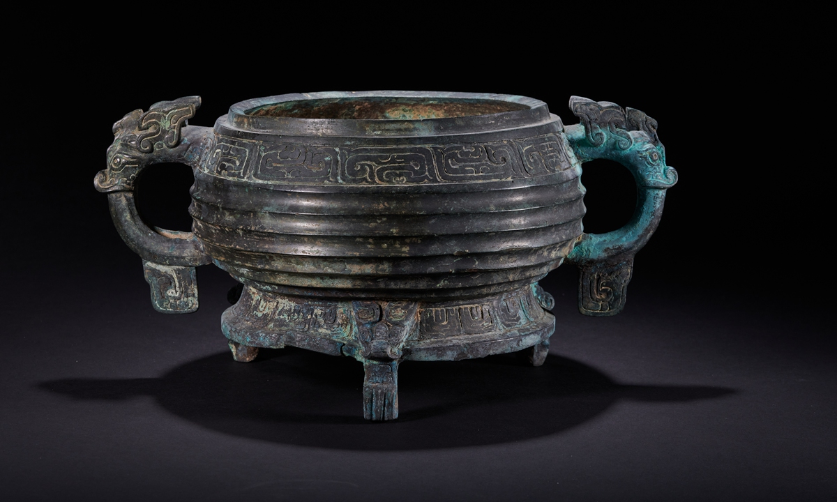 The lost Western Zhou (1046BC-771BC) bronze vessel known as Feng Xing Shu Gui Photo: Courtesy of National Cultural Heritage Administration 