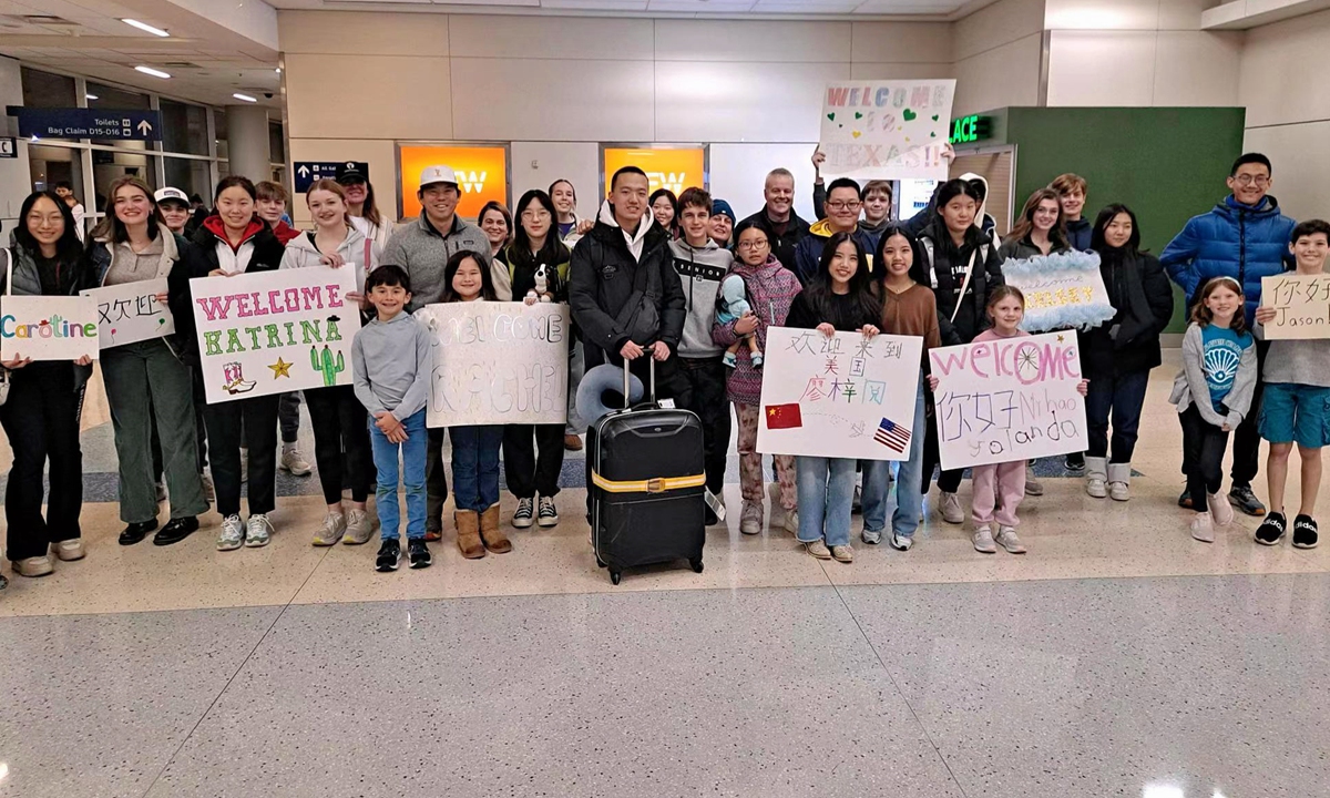 Group photo of China-US students Photo:Courtesy of Zeng Zirui 