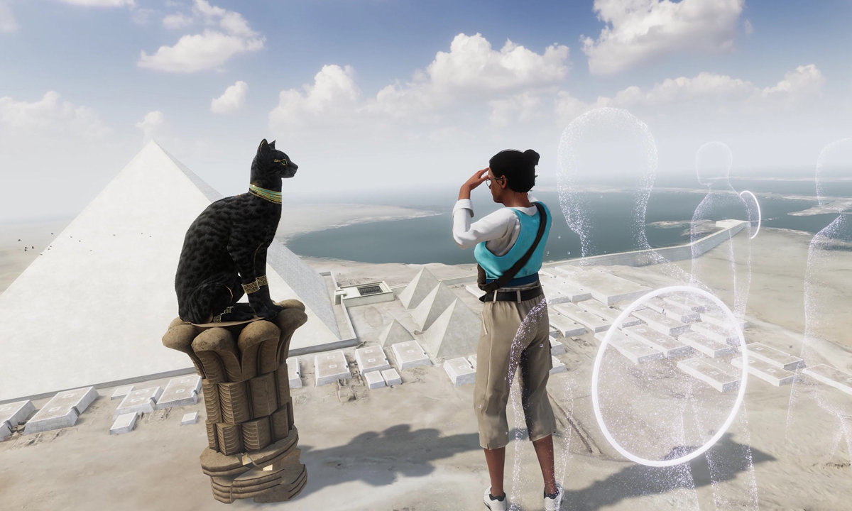 A scene from immersive exhibition Horizon of <em>Khufu</em> Photo: Courtesy of Excurio