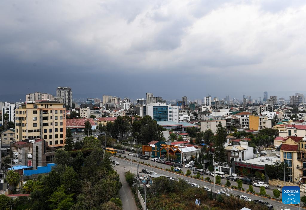 This photo taken on Feb. 13, 2024 shows a city view of Addis Ababa, Ethiopia.(Photo: Xinhua)