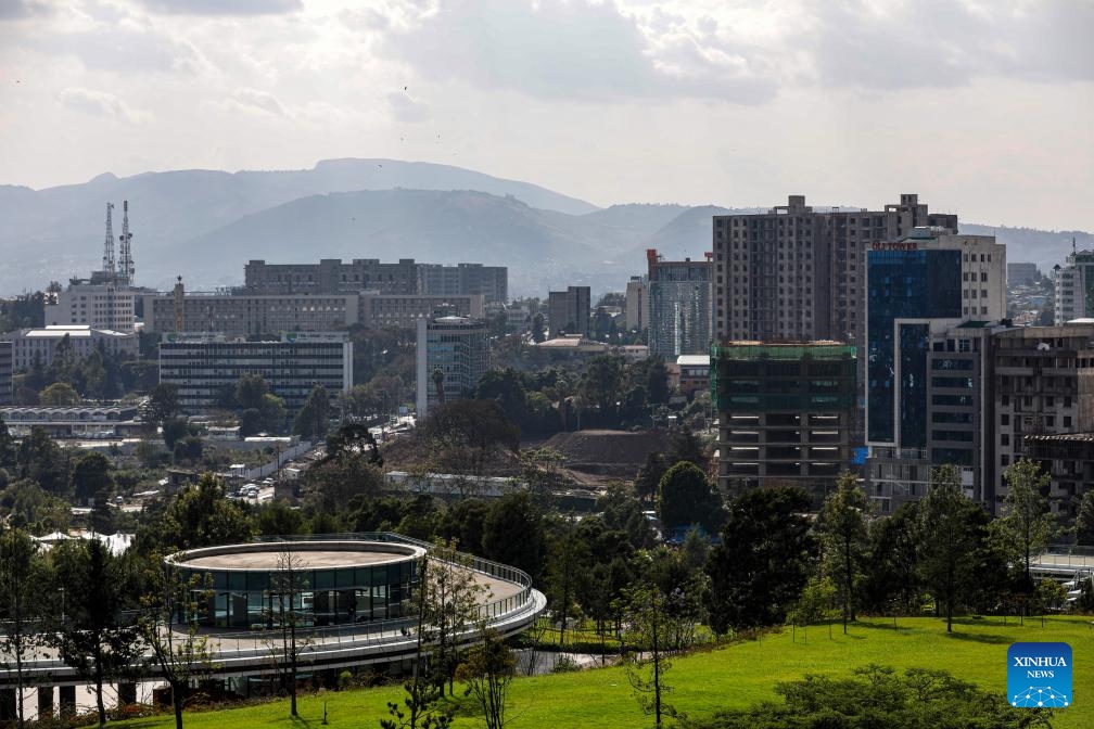 This photo taken on Feb. 18, 2024 shows a city view of Addis Ababa, Ethiopia.(Photo: Xinhua)