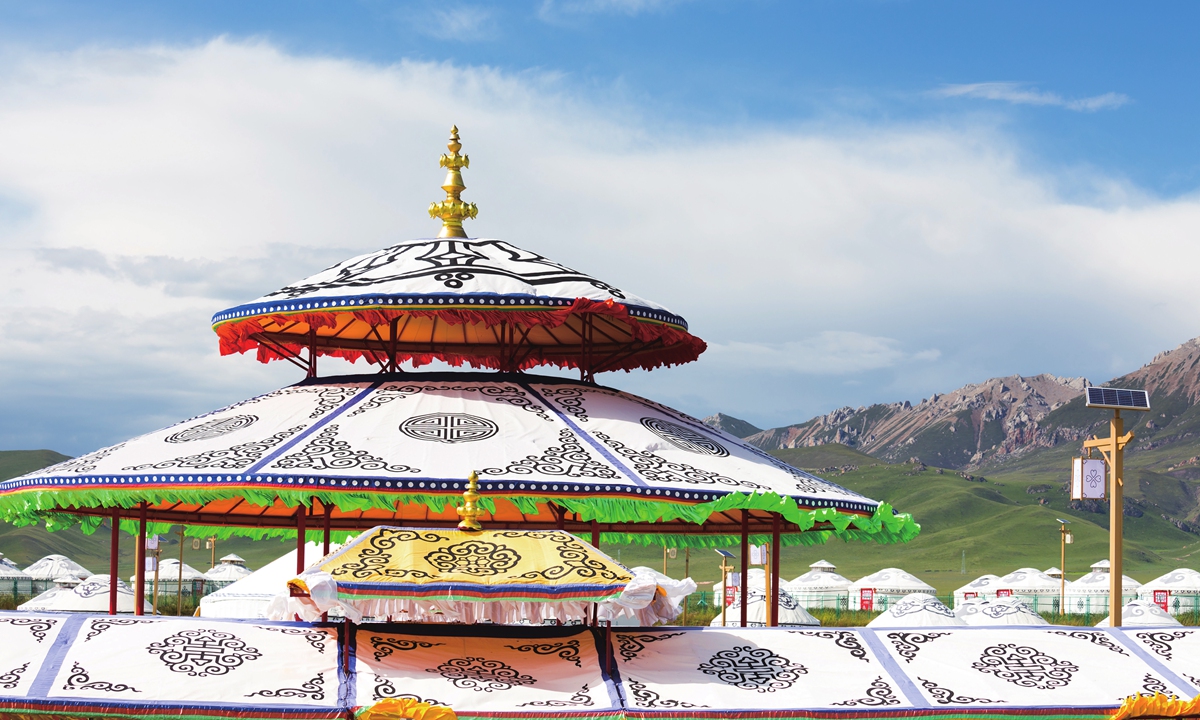 A Mongolian yurt on the Hulunbuir grassland Photo: VCG