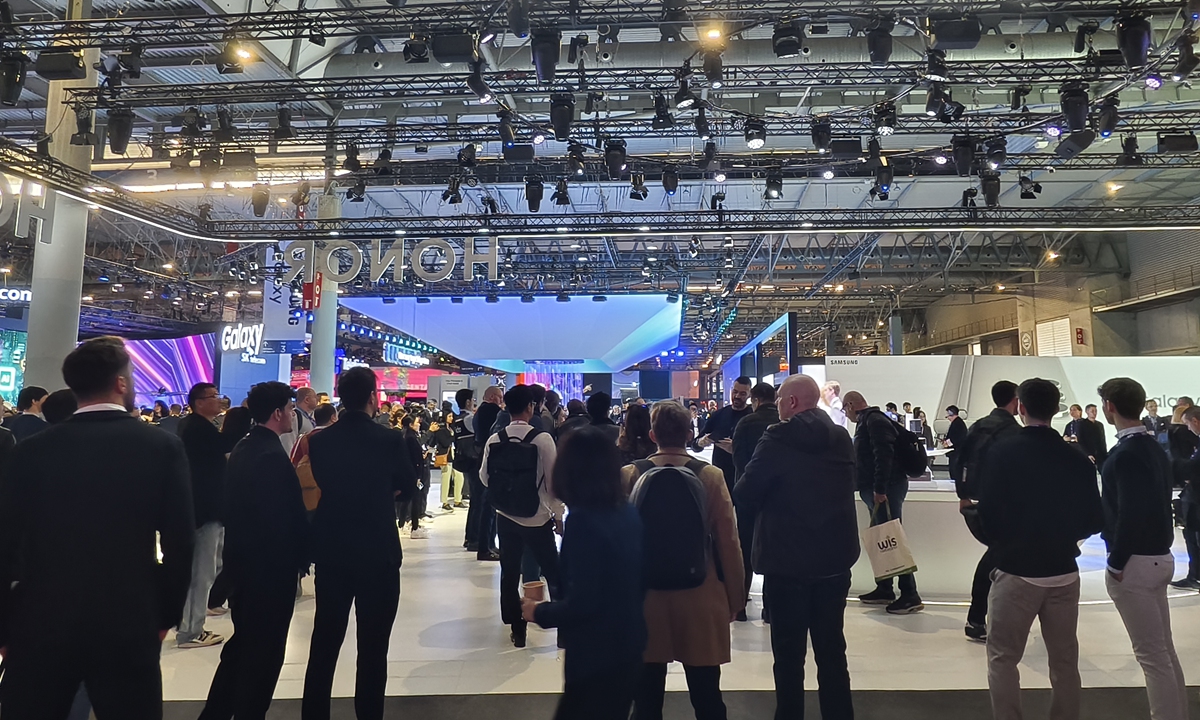 A view of MWC 2024 held in Barcelona, Spain Photo: Cheng Zhong