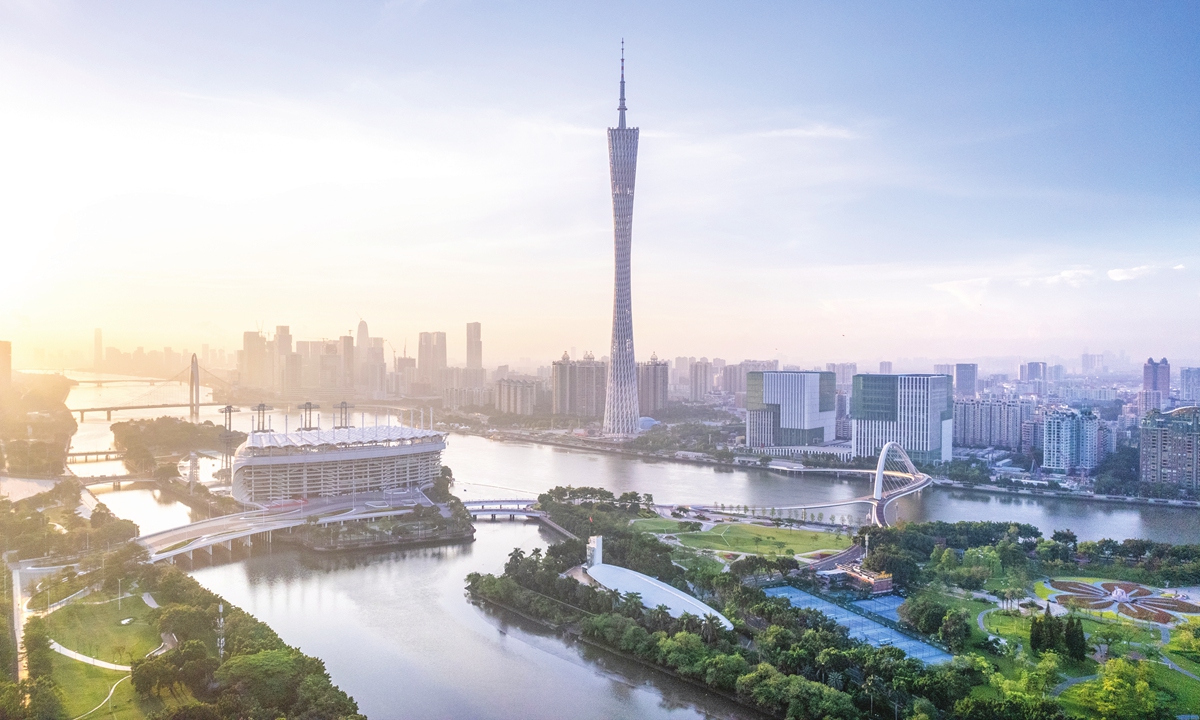 A view of Guangzhou, capital of South China's Guangdong Province Photo: VCG