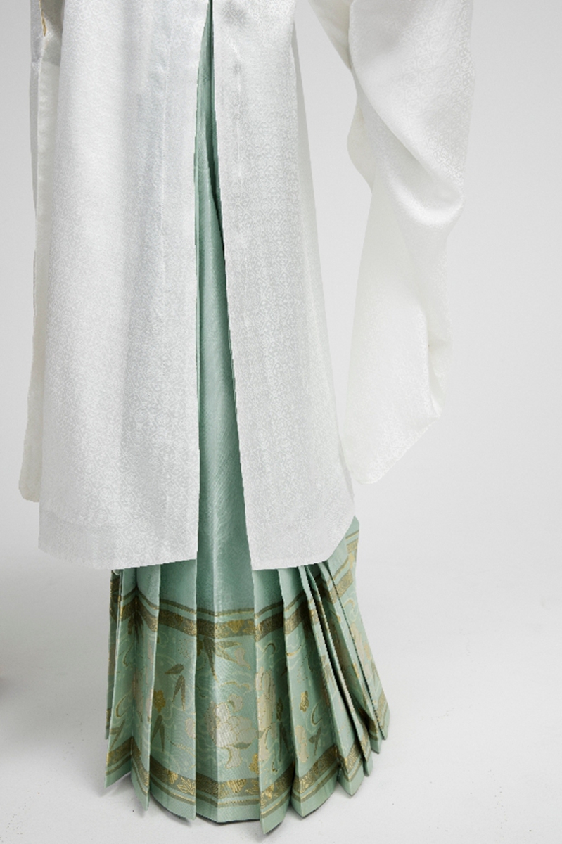 <em>Hanfu</em> attire with a horse-face skirt Photo: Courtesy of Mao Zhaoxi