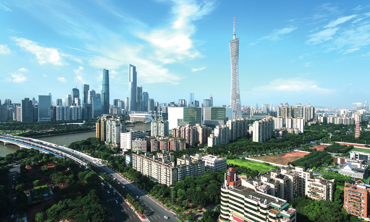 A view of Guangzhou, South China's Guangdong Province Photo: VCG