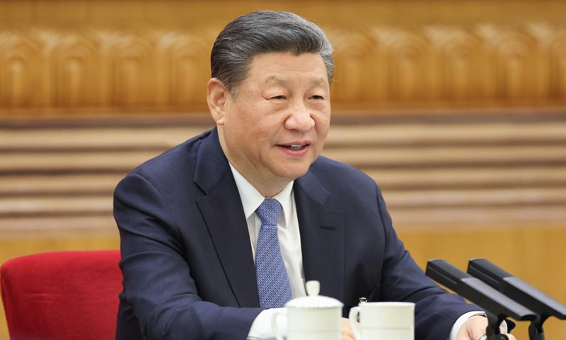 O presidente chinês Xi Jinping,<strong>888instantplay -</strong> também secretário-geral do Comitê Central do Partido Comunista da China e presidente da Comissão Militar Central, participa de uma deliberação com seus colegas deputados da delegação da Província de Jiangsu na segunda sessão do 14º Congresso Nacional do Povo (NPC) em Pequim, capital da China, 5 de março de 2024. (Xinhua)