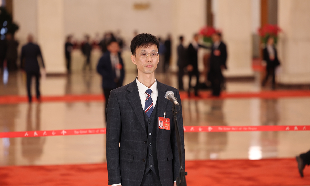Zhang Xingying, deputy director of the China Meteorological Administration Science and Technology and Climate Change Office and a member of CPPCC Photo: VCG