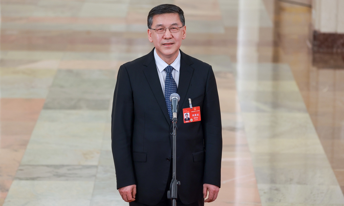 China's Minister of Science and Technology Yin Hejun Photo: IC