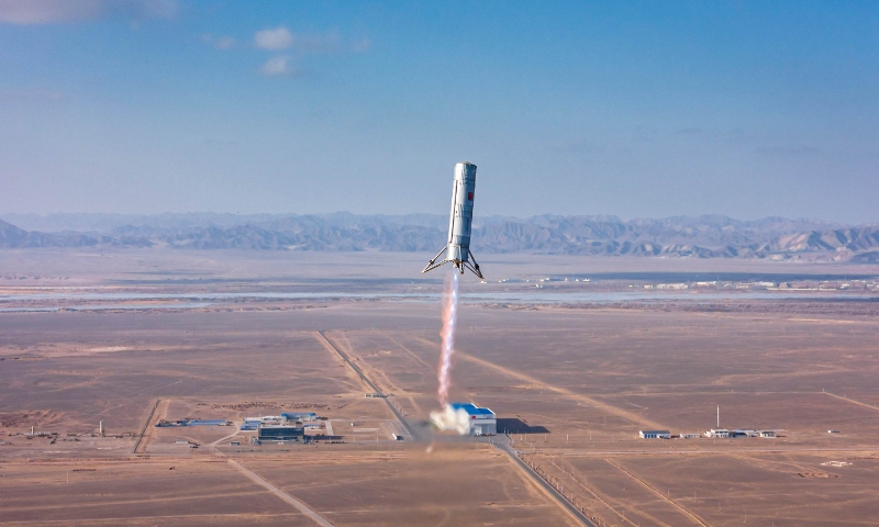 The VTVL-1 test rocket Photo: Courtesy of LandSpace