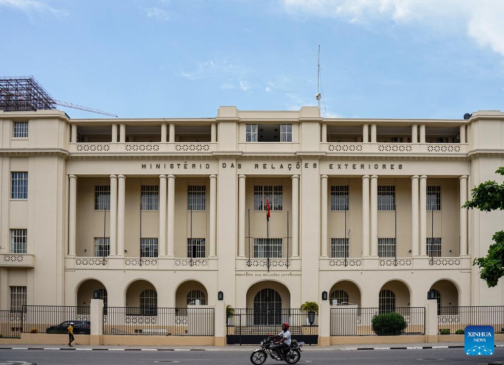 This photo taken on March 9, 2024 shows a view of the Ministry of Foreign Affairs in Luanda, capital of Angola.(Photo: Xinhua)