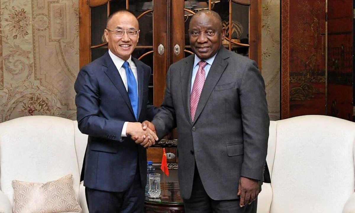 Photo: Official website of the Chinese Embassy in South Africa