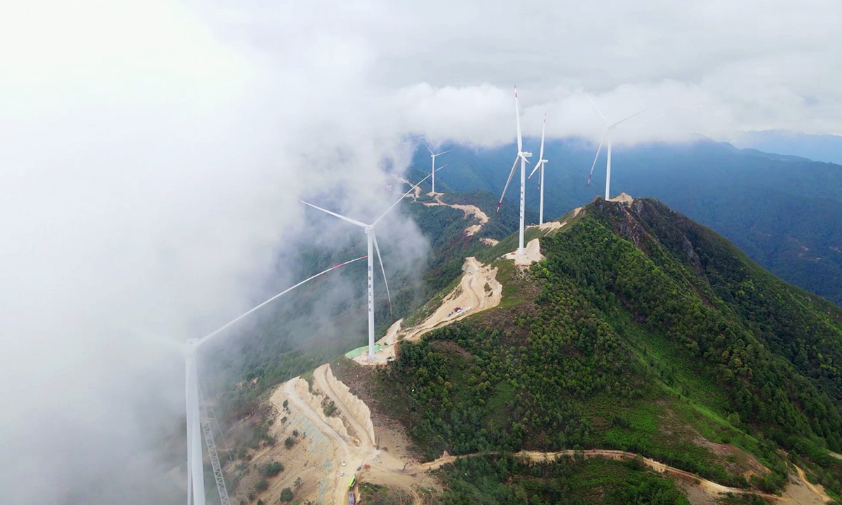 Laba Mountain Wind Farm Photo: Courtesy of POWERCHINA Chengdu Engineering Corporation Limited