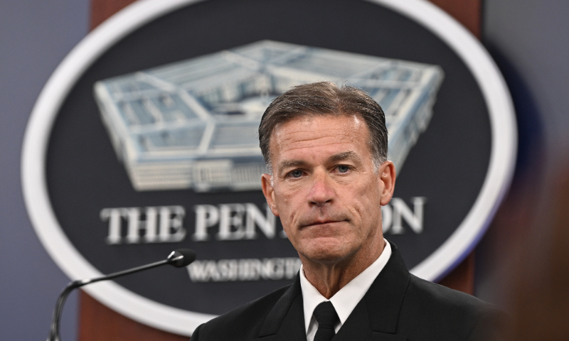 John Aquilino, commander of US forces in the Indo-Pacific Photo: VCG
