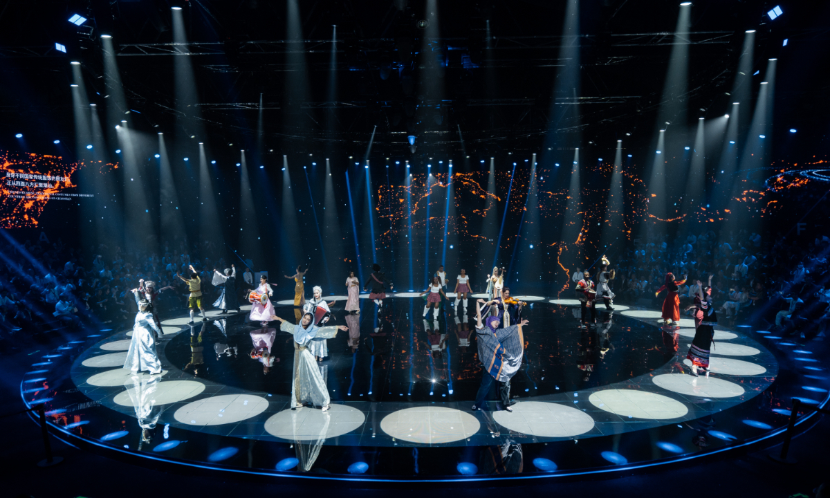 The opening ceremony of the 3rd China Chaoshan International Textile and Garment Exhibition (CTGE) is held in Shantou, South China's Guangdong Province on March 28, 2024. Photo: Courtesy of CTGE