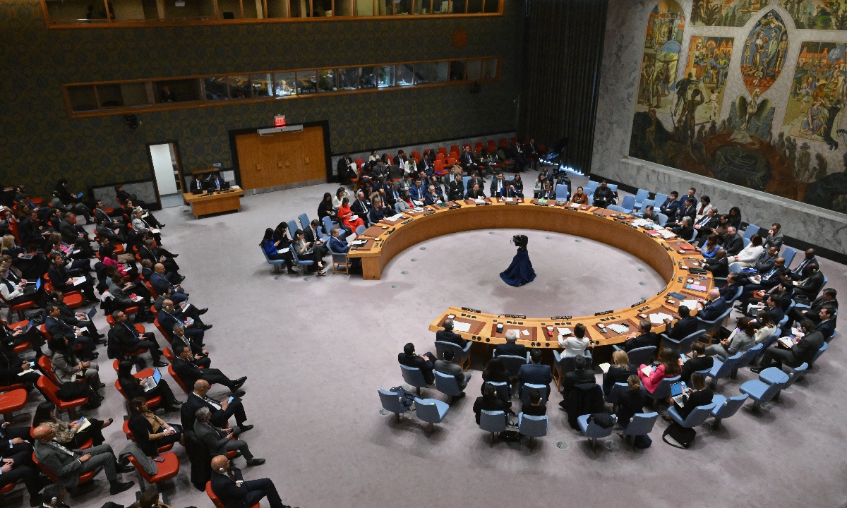 The<strong>discount abrasion resistant hydraulic hose pricelist</strong> UN Security Council meets on the situation in the Middle East, including the Palestinian question, at the UN headquarters in New York on March 25, 2024. After more than five months of war, the UN Security Council for the first time passed a resolution calling for an immediate cease-fire in Gaza. The US, Israel's ally which vetoed previous drafts, abstained. Photo: AFP