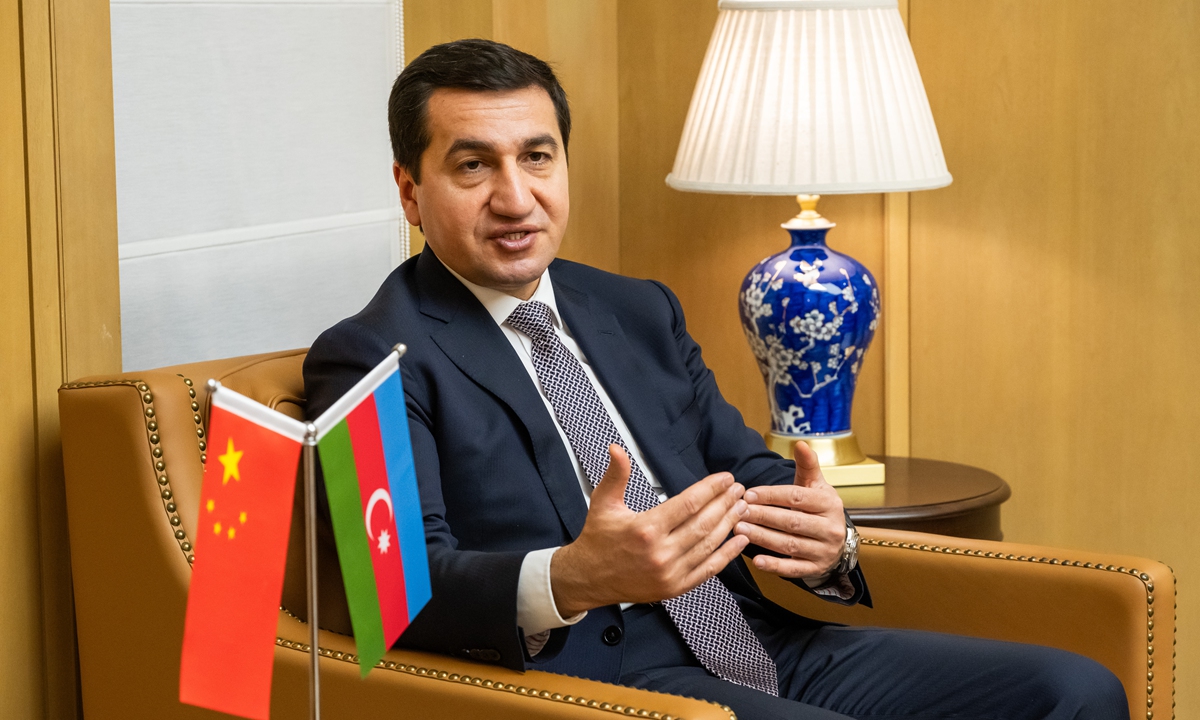 Hikmat Hajiyev, Assistant of President of Azerbaijan for Foreign Policy Affairs Photo: Chen Tao/GT
