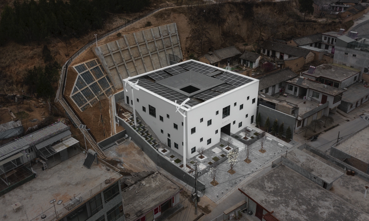 The Yangzheng Library in Tianshui, Northwest China's Gansu Province   Photo: Courtesy of SAKO Architects