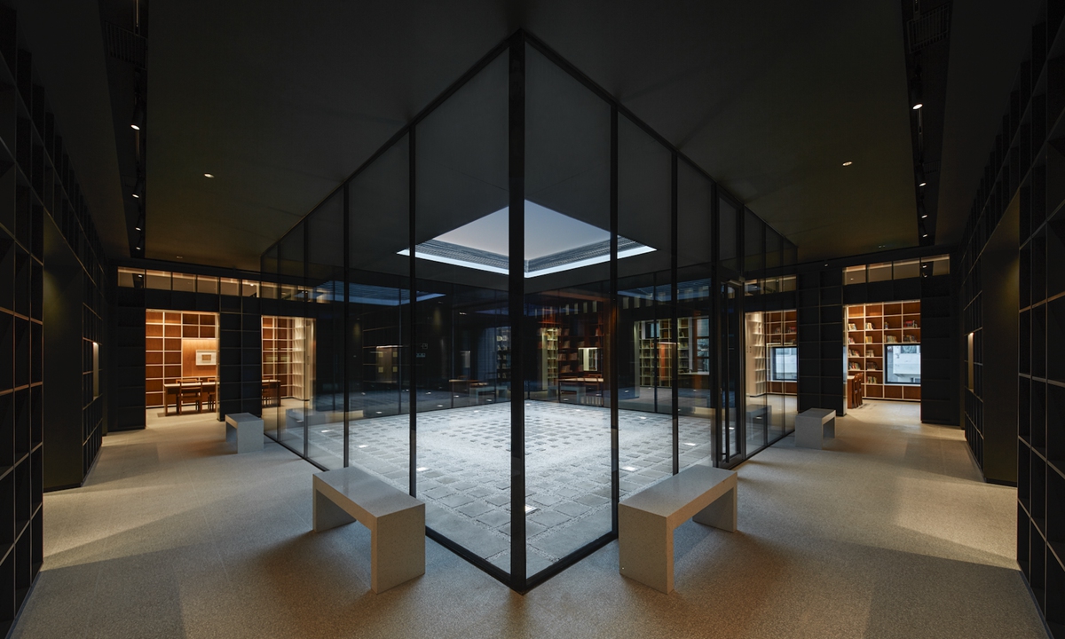 The Yangzheng Library in Tianshui, Northwest China's Gansu Province Photo: Courtesy of SAKO Architects