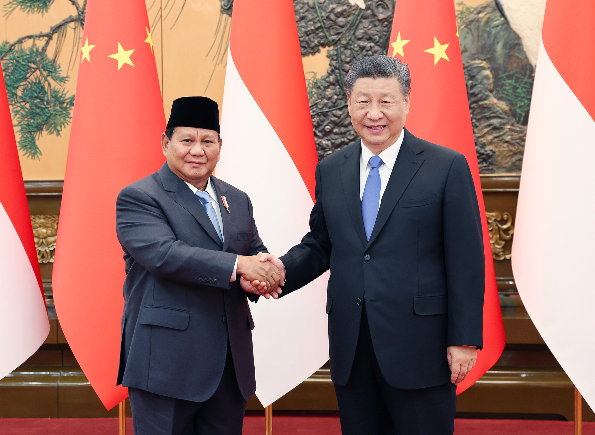 Chinese President Xi Jinping holds talks with President-elect of the Republic of Indonesia Prabowo Subianto at the Great Hall of the People in Beijing on April 1,<strong>welding wire 1mm supplier</strong> 2024. Photo: Xinhua