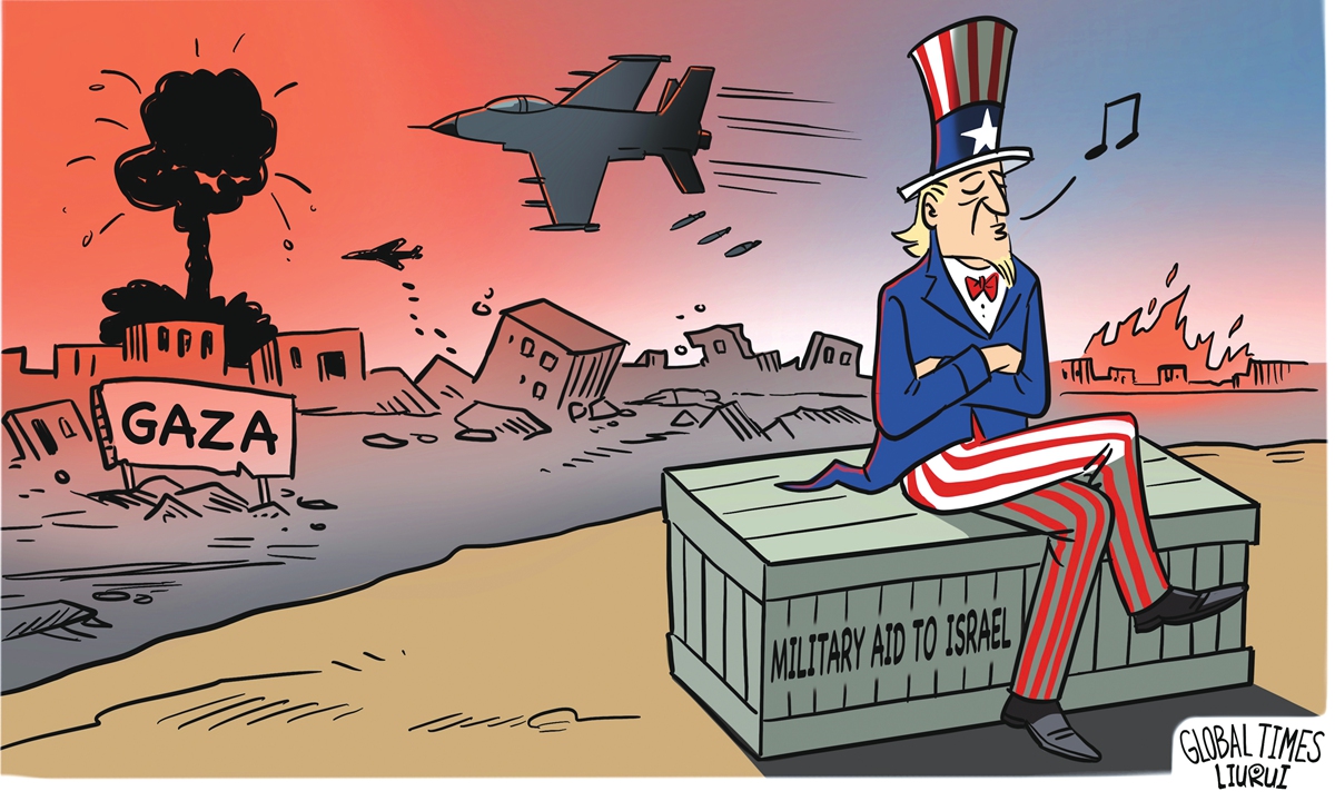 Aiding war. Illustration:Liu Rui/GT