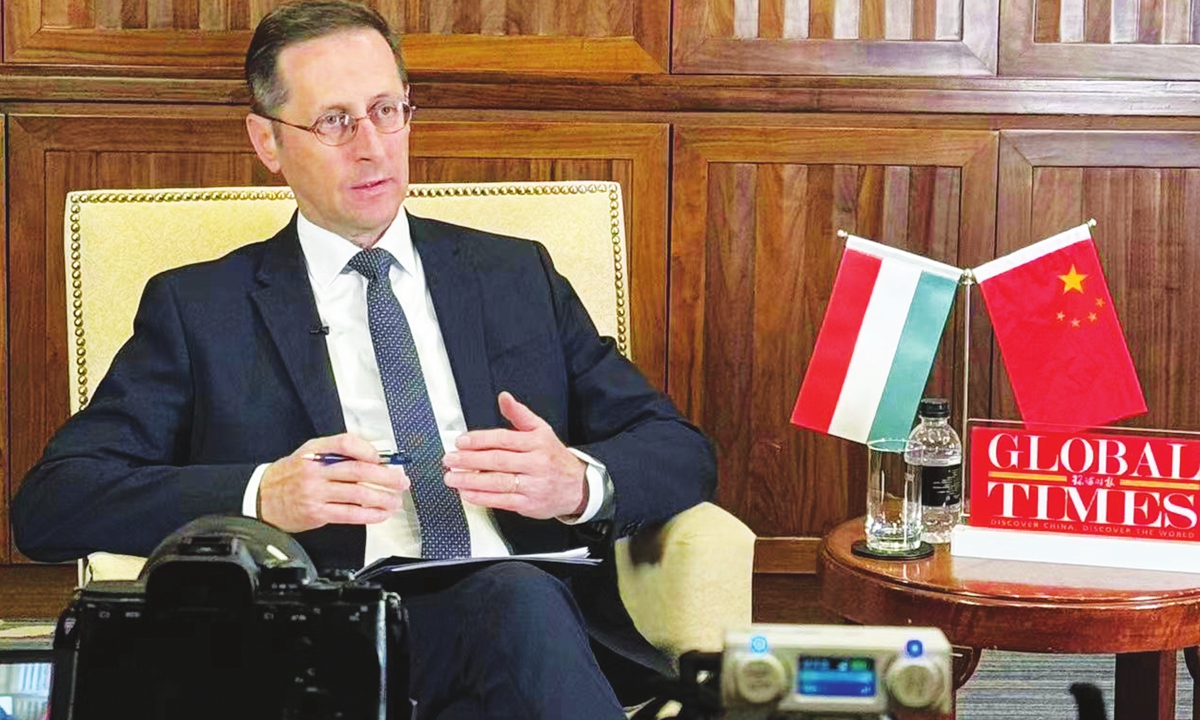 Mihály Varga Photo: Niu Yingbo/GT