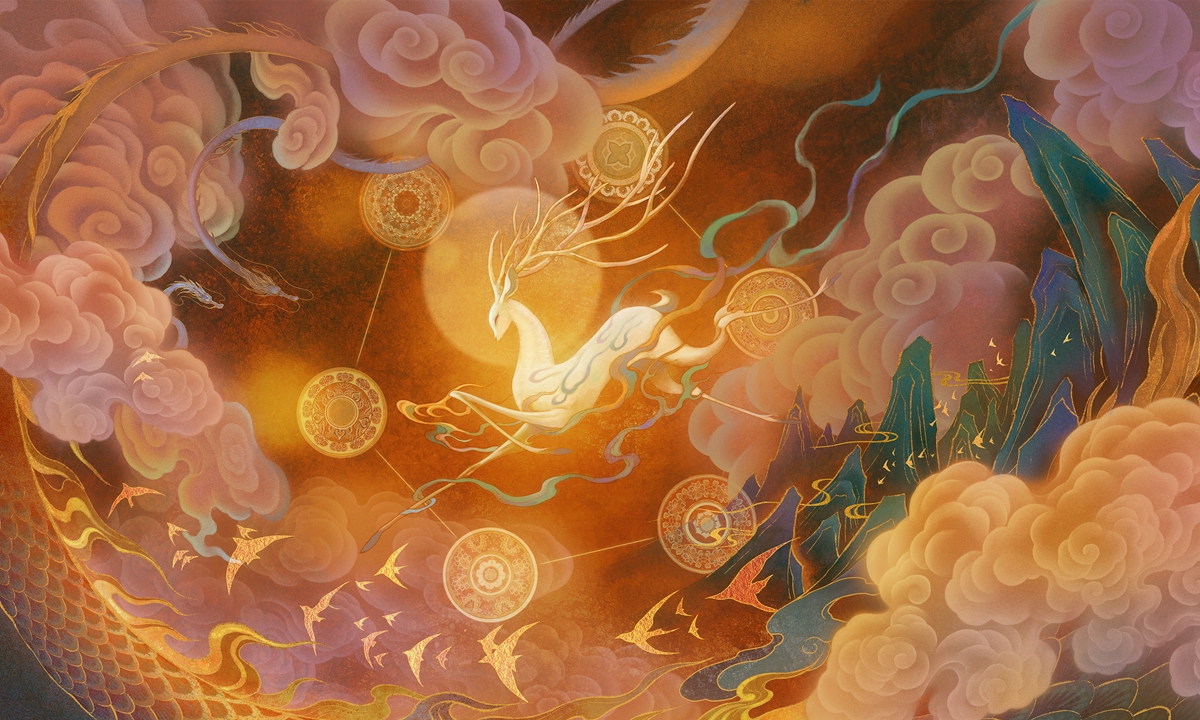 娄鹤插图 照片：由娄鹤提供