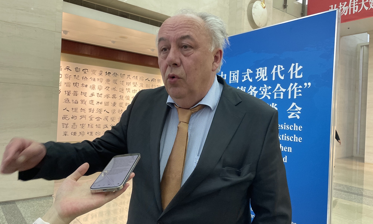 Matthias Machnig. Photo: Bai Yunyi/GT